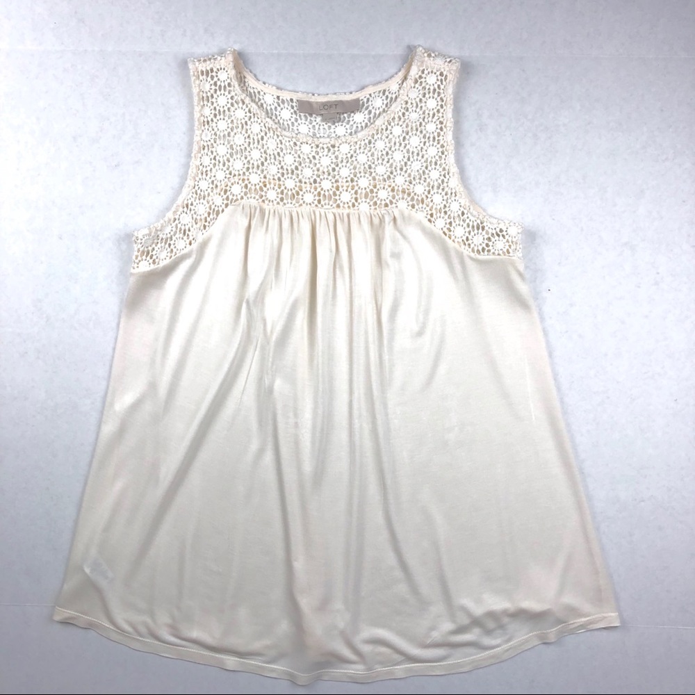 Ann Taylor LOFT Crochet Top